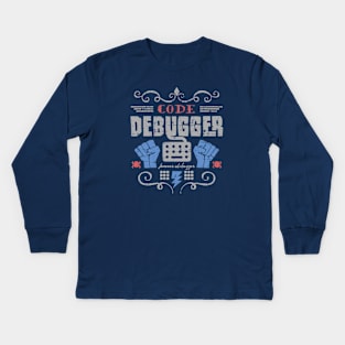 Code Debugger Kids Long Sleeve T-Shirt